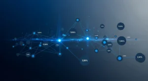 Data visualization showing sales VP performance metrics. Navy, charcoal, electric blue. PE-backed decision framework.